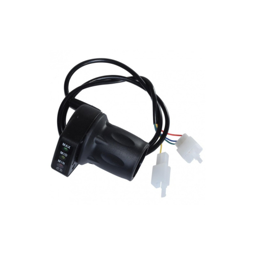 Gasgriff 36V 3 poliger Stecker + 1 poliger Stecker für NRJ 1000W